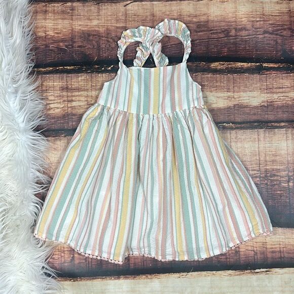 Shabby Chic Other - Girls Striped Dress Coastal Bohemian